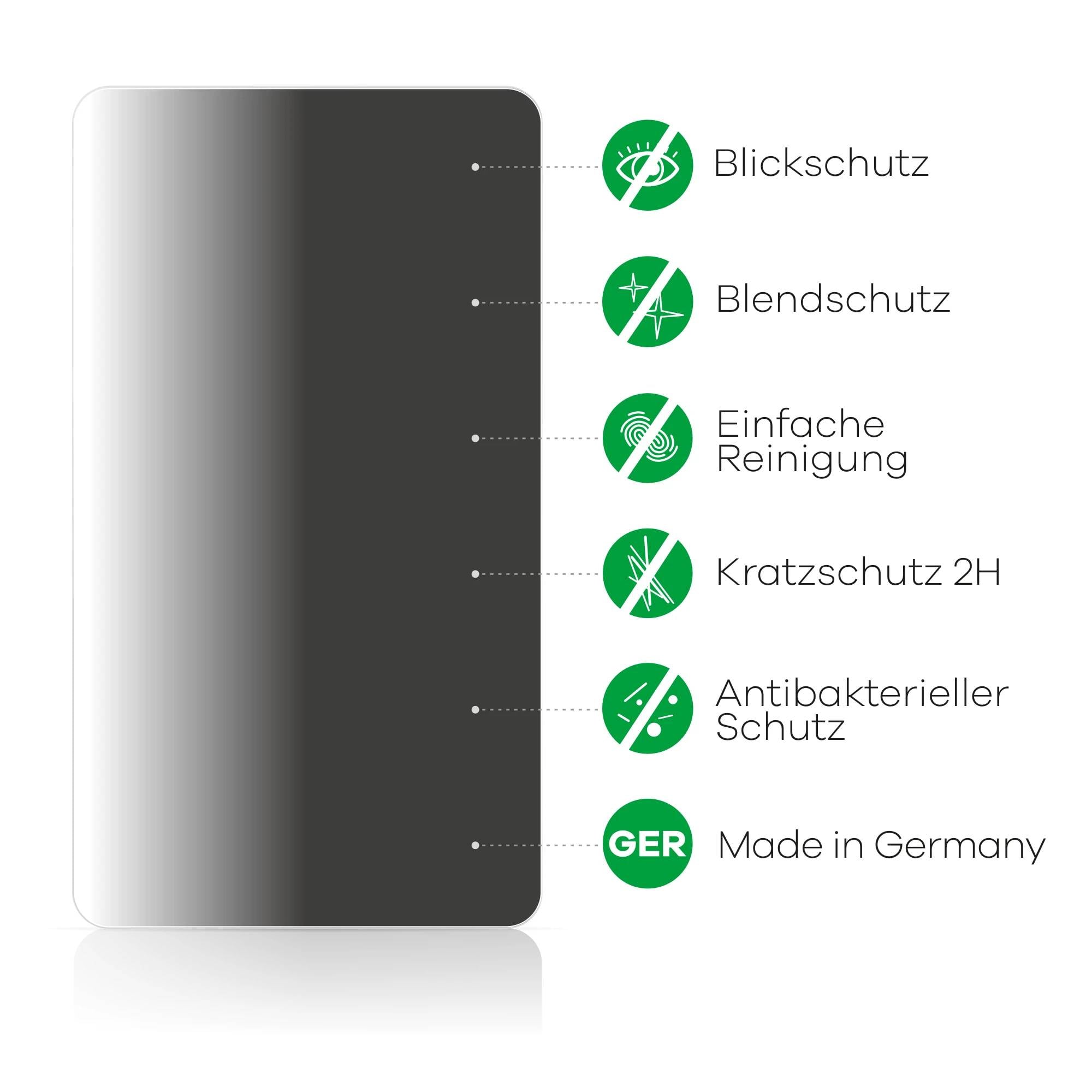 upscreen Blickschutzfilter für Dell Latitude 5340 Laptop Blaulichtfilter Sichtschutz Privacy Anti Spy abnehmbar-1