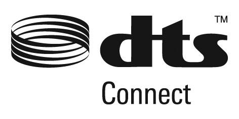Logo des Unternehmens 'dts Connect' mit stilisiertem, kreisförmigem Symbol links neben dem Markennamen.