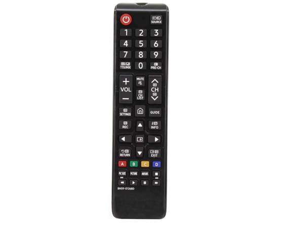 azurano Fernbedienung für SAMSUNG BN59-01268D / BN5901268D für MU-Serie - UE40MU6100 UE40MU6120 UE40MU6195