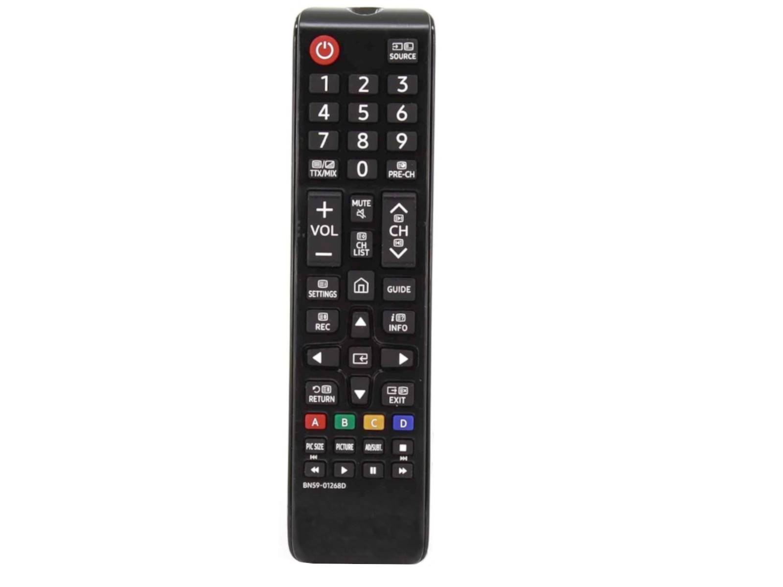 azurano Fernbedienung für SAMSUNG BN59-01268D / BN5901268D für MU-Serie - UE40MU6100 UE40MU6120 UE40MU6195-0