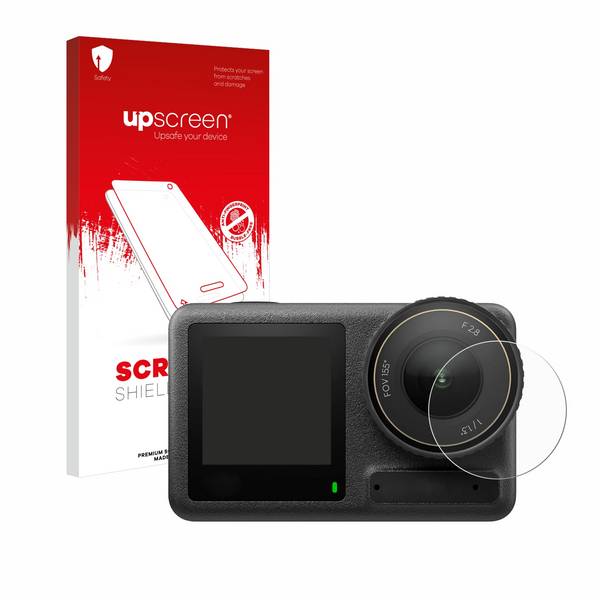 upscreen Schutzfolie für DJI Osmo Action 4 (Linse) Kratzschutz Anti-Fingerprint Klar