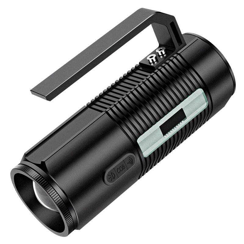 emissimo Tec GF03 800lm LED Taschenlampe – USB Wiederaufladbar mit Tragegriff