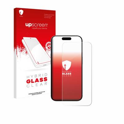 upscreen Schutzglas für Apple iPhone 15 / 15 Pro Schutzfolie Panzer Folie Glas Display Schutz klar-0