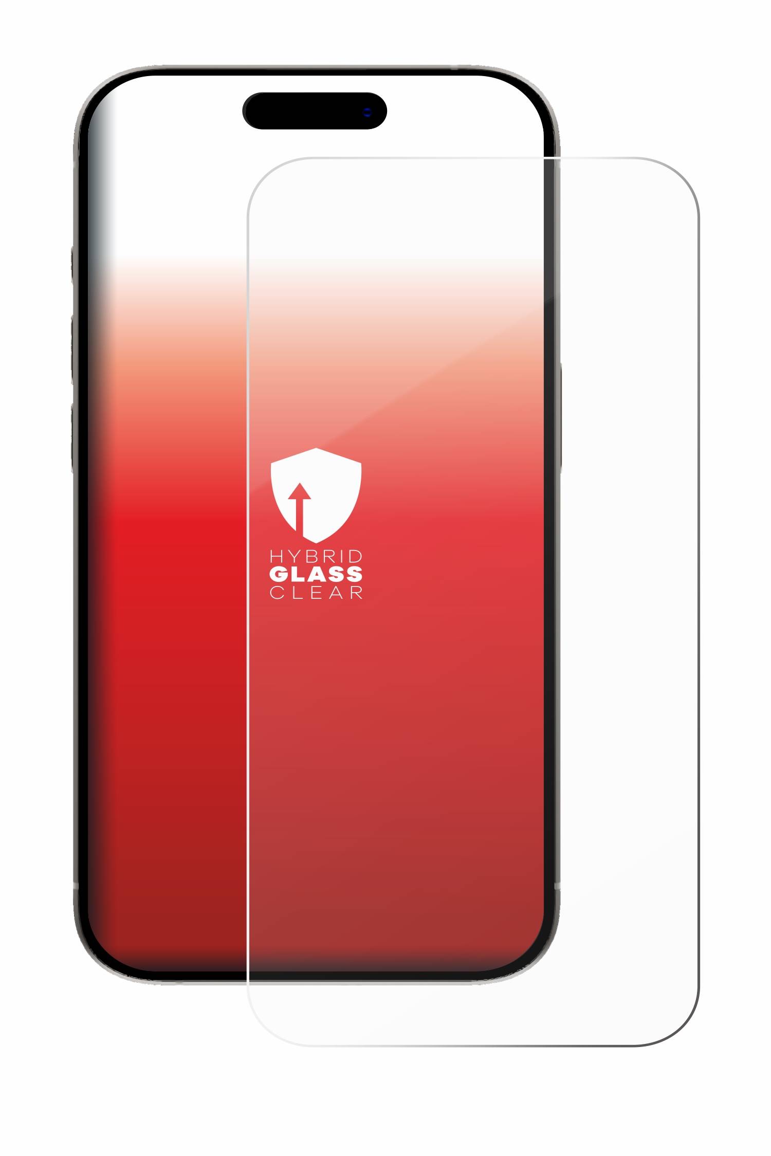 upscreen Schutzglas für Apple iPhone 15 / 15 Pro Schutzfolie Panzer Folie Glas Display Schutz klar-1