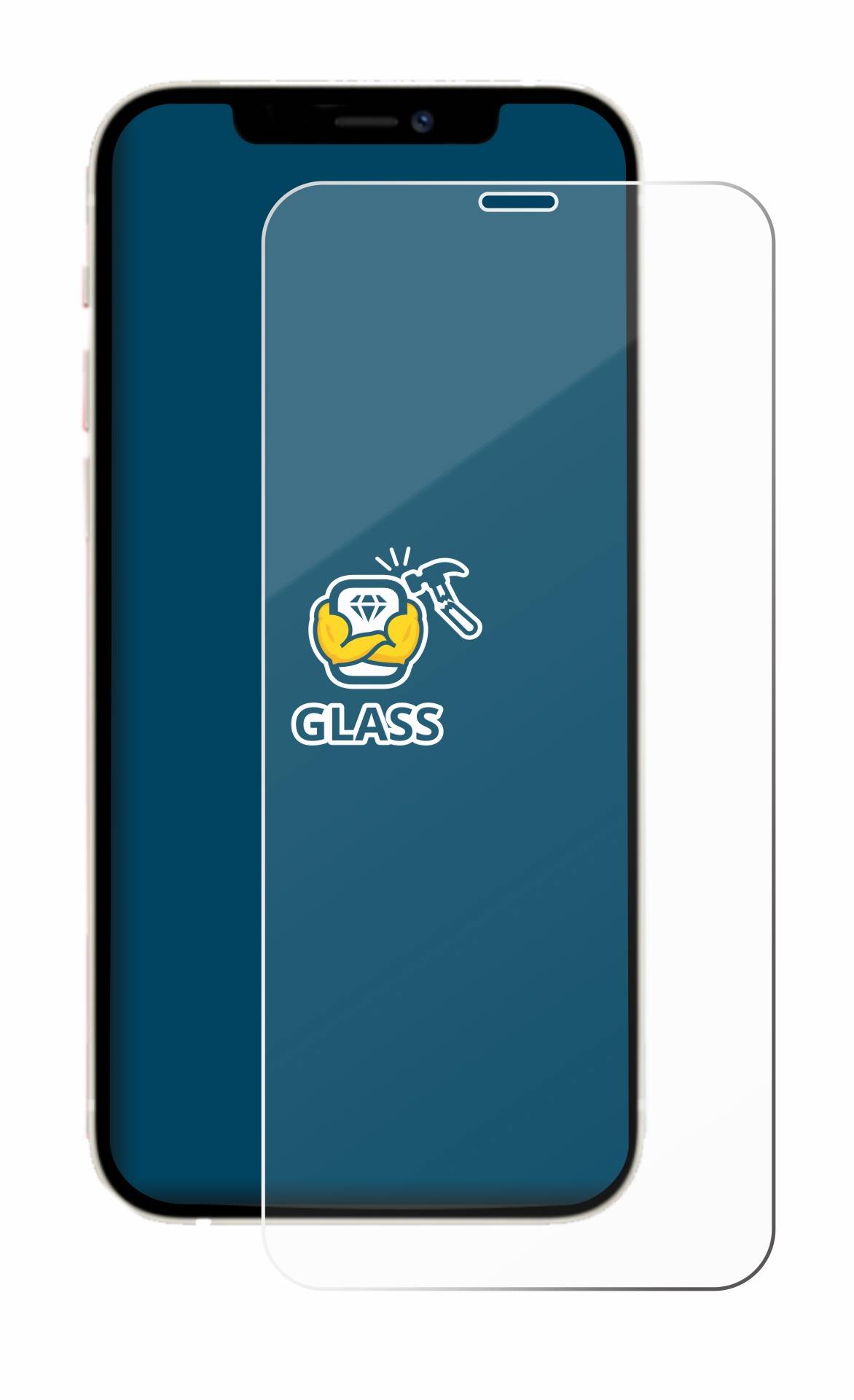 BROTECT Schutzglas für Apple iPhone 12 / 12 Pro Echtglas 9H klar transparent-2