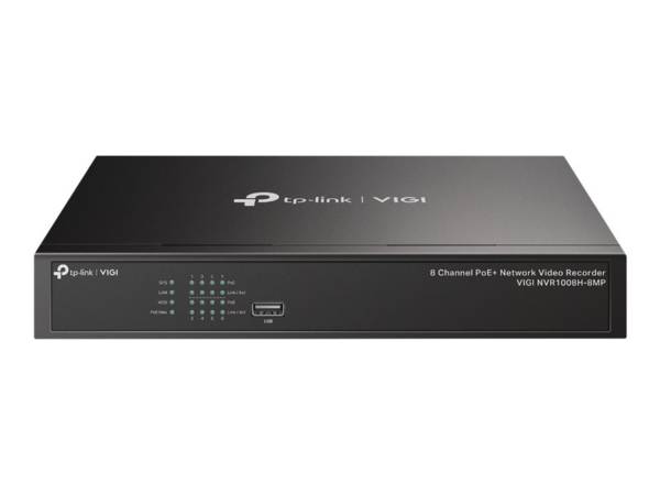 TP-Link VIGI NVR1008H-8MP V1 - NVR - 8 Kanäle