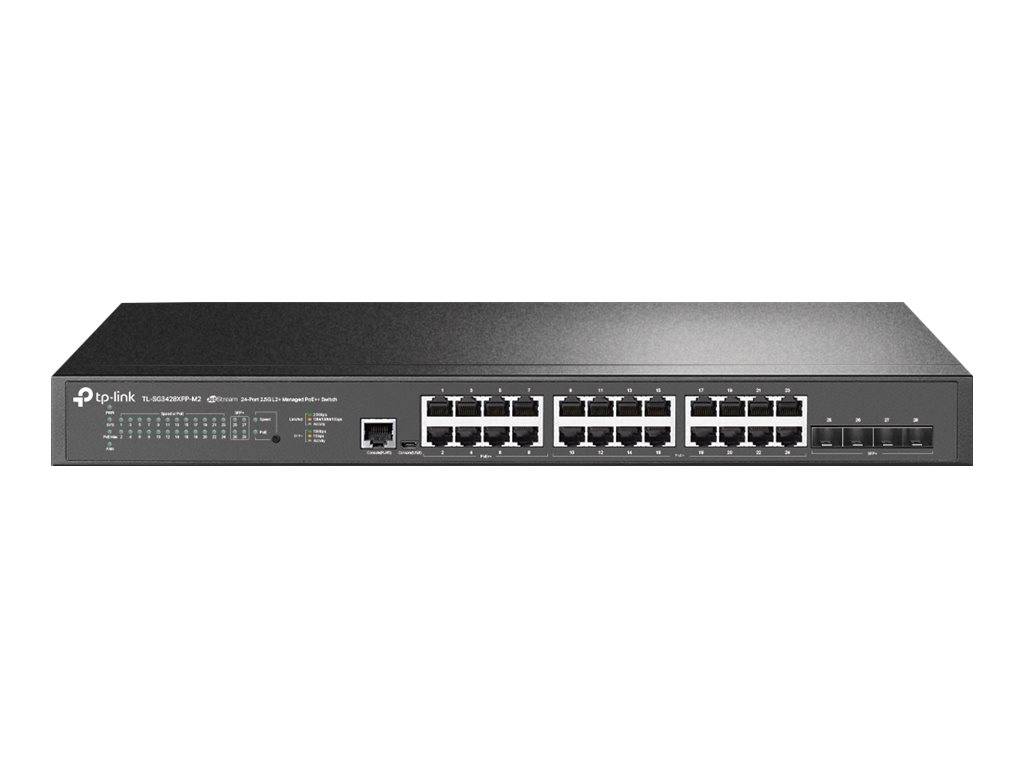 TP-Link JetStream TL-SG3428XPP-M2 V1 - Switch - L2+ - managed - 16 x 10/100/1000/2.5G (PoE+)-0