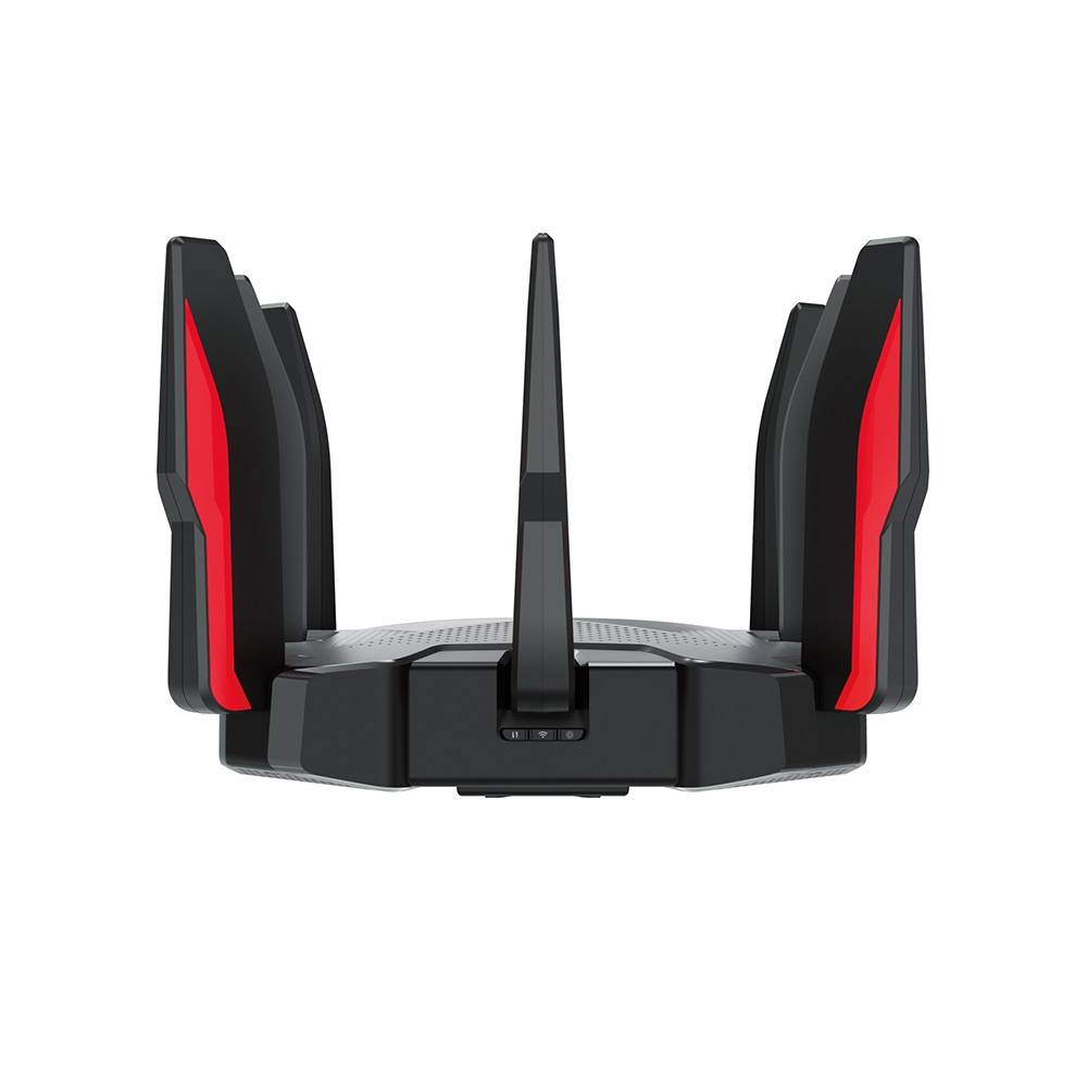 TP-Link ARCHER GX90, Wi-Fi 6 (802.11ax), Tri-Band (2,4 GHz / 5 GHz / 5 GHz), Eingebauter Ethernet-Anschluss, Schwarz, Ro-1