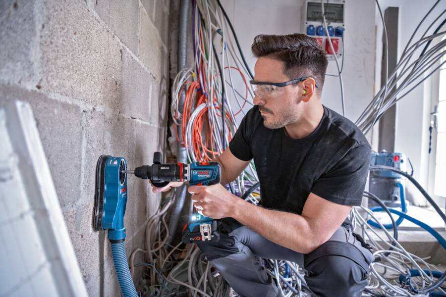 Bosch GSR 18V-90 FC PROFESSIONAL, Handbohrmaschine, SDS Plus, Bürstenlos, 1,3 cm, 2100 RPM, 1 cm-5