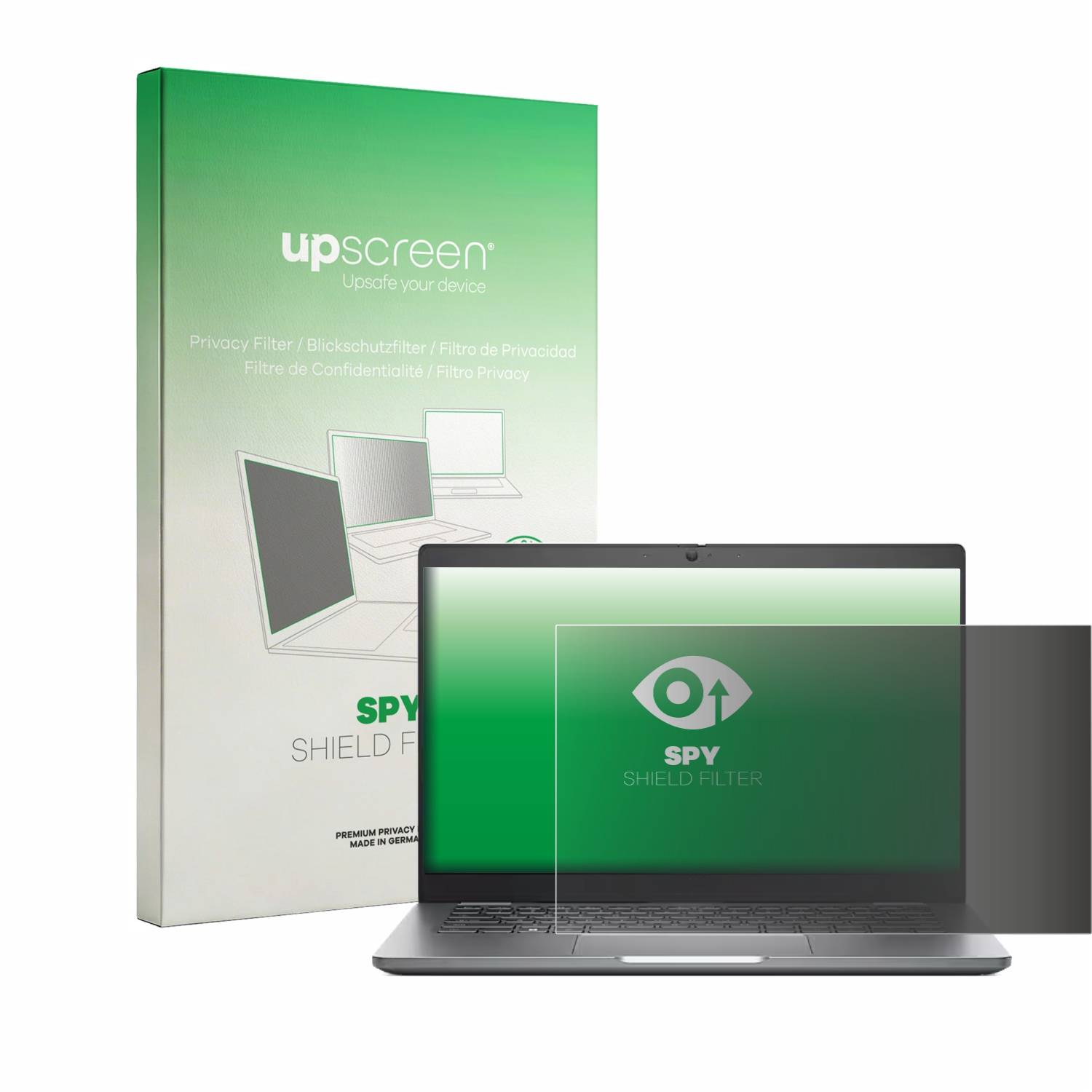 upscreen Blickschutzfilter für Dell Latitude 5340 Laptop Blaulichtfilter Sichtschutz Privacy Anti Spy abnehmbar-0