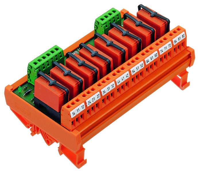 CONTA-CLIP RIM8/1W/24 ACG, Mehrfach-Relaismodul, Schraubanschluss, SKU: 6059.2