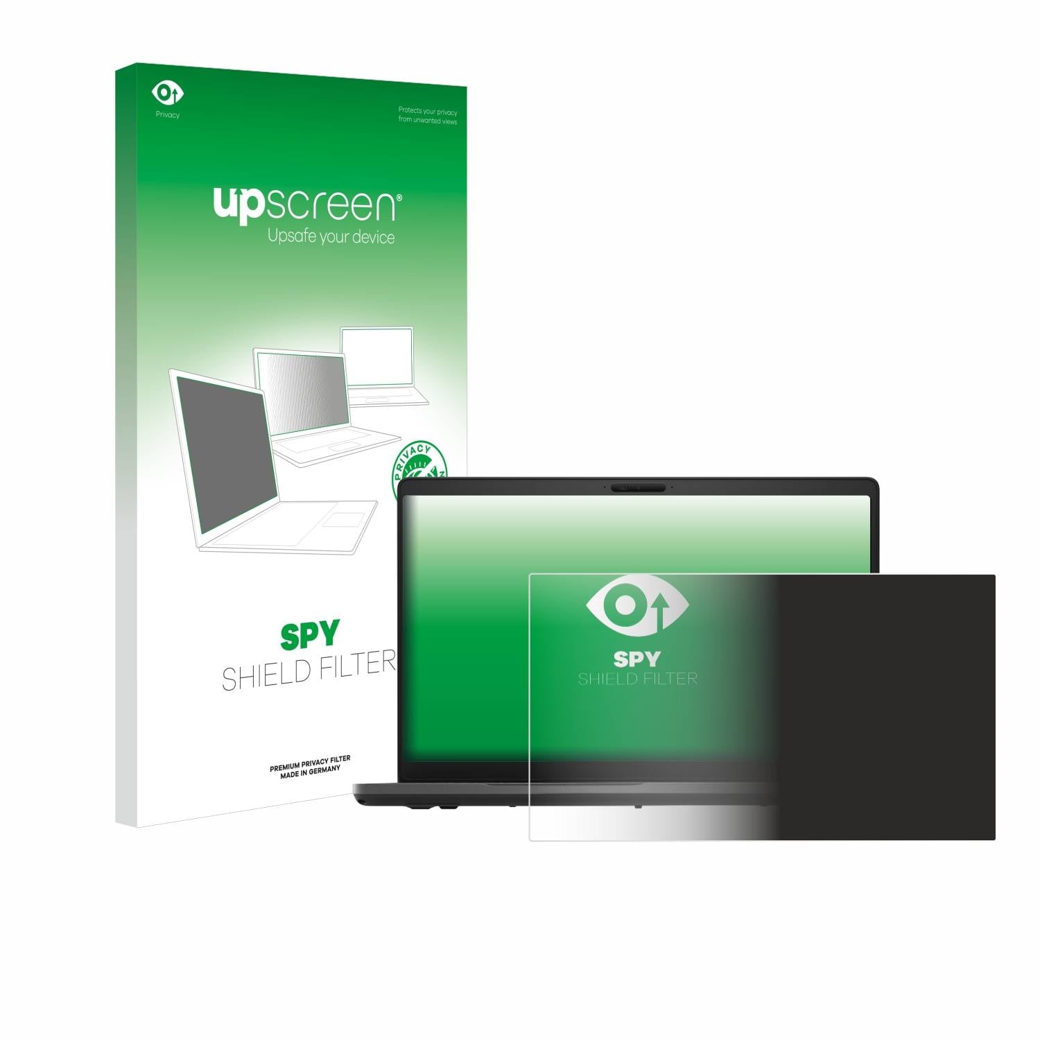 upscreen Blickschutzfilter für Dell Latitude 5500 Blaulichtfilter Sichtschutz Privacy Anti Spy abnehmbar-0