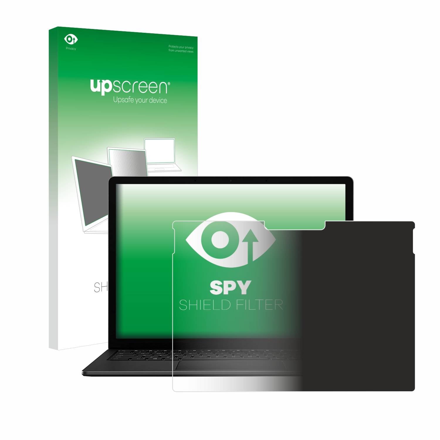 upscreen Blickschutzfilter für Microsoft Surface Book 3 13.5" Blaulichtfilter Sichtschutz Privacy Anti Spy abnehmbar-0