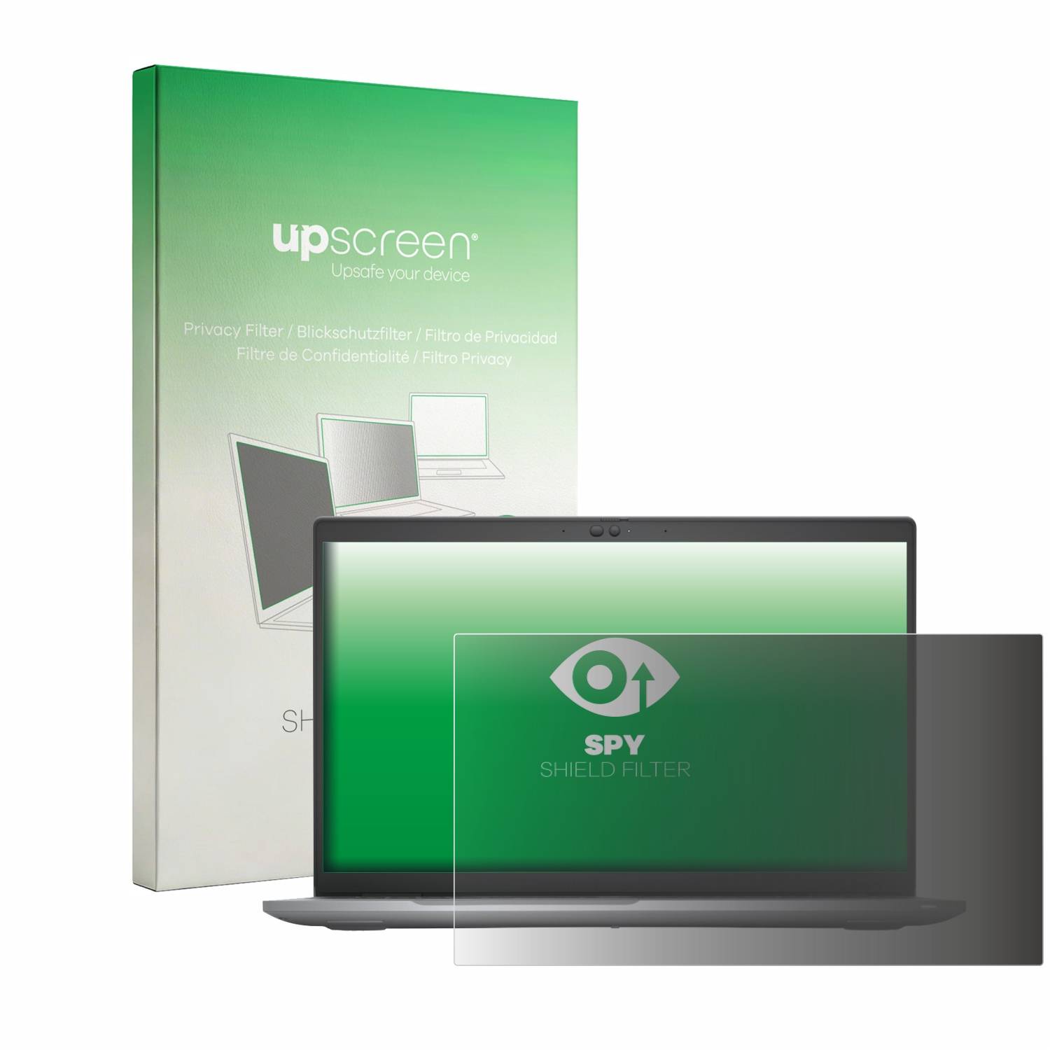 upscreen Blickschutzfilter für Dell Latitude 5520 Blaulichtfilter Sichtschutz Privacy Anti Spy abnehmbar-0