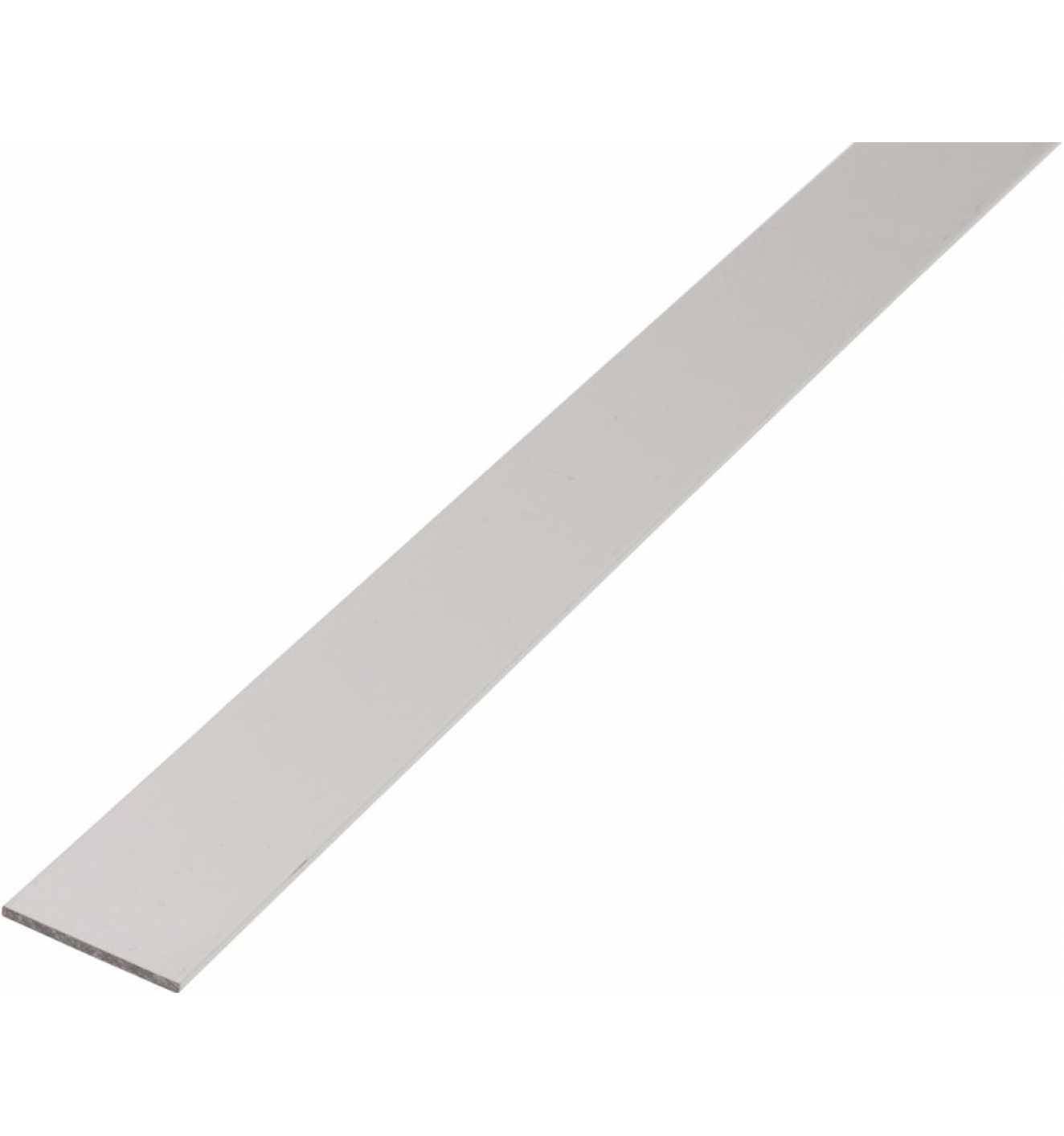 Flachstange Alu silber 40x3 mm, 1 m-0