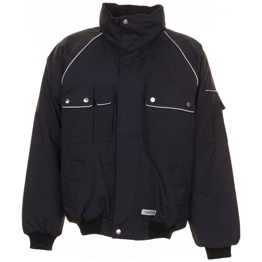 Planam Winterblouson Canvas 320 Gr. 3XL schwarz/schwarz-0