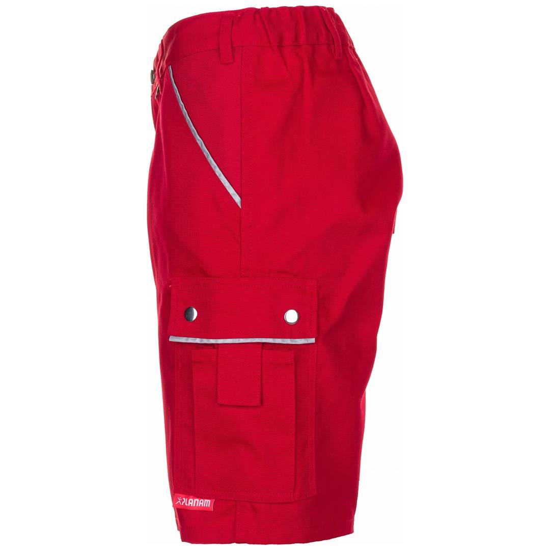 Berufsbekleidung Arbeitsshorts Canvas 320, rot, Gr. S - XXXL Version: L - Größe L-1