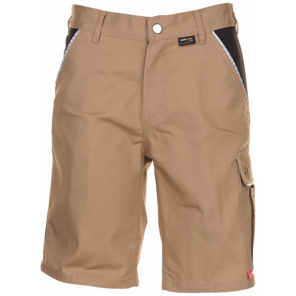 Short,Canvas, 320 g/qm, Gr.XXL,khaki/schw.