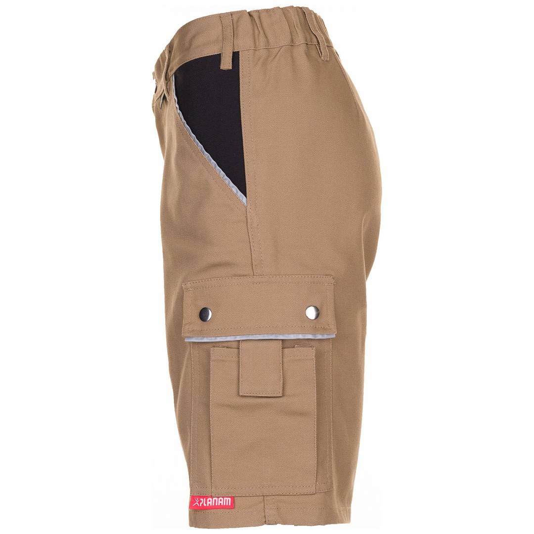 Short,Canvas, 320 g/qm, Gr.XXL,khaki/schw.-1