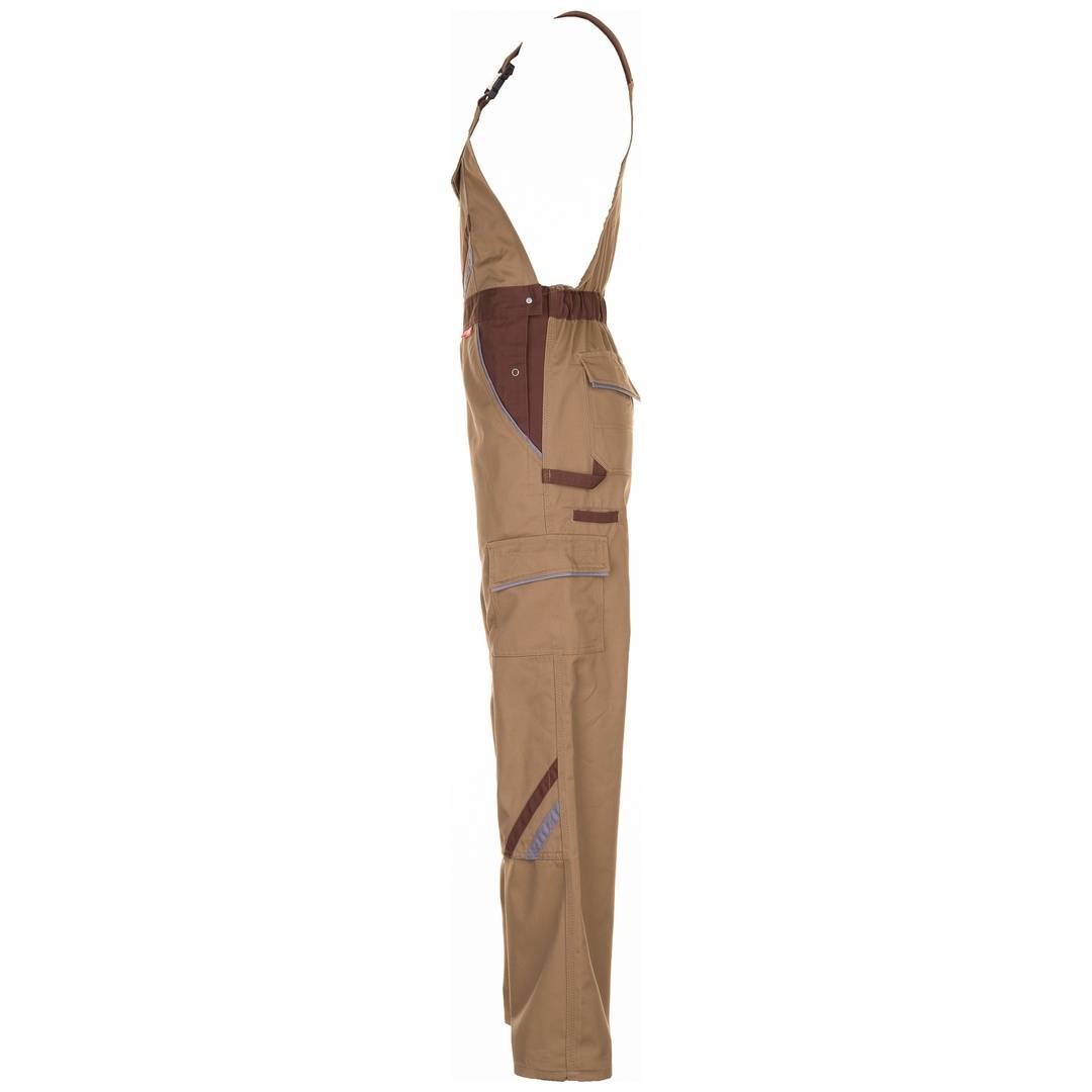Latzhose Highline, Gr.66,khaki/braun-1
