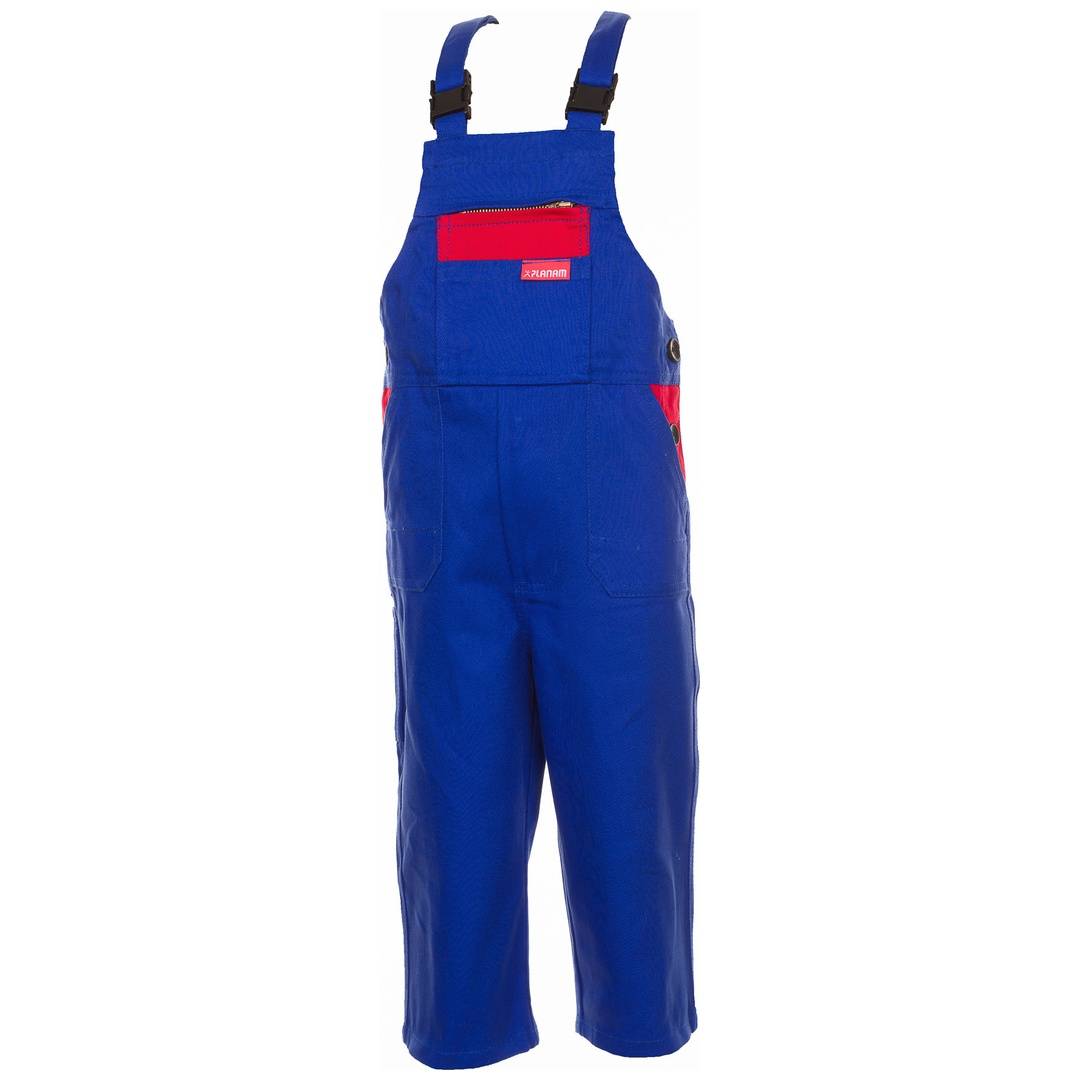 Kinderlatzhose,100%BW,294g/qm,158/164,kornbl./rot-0
