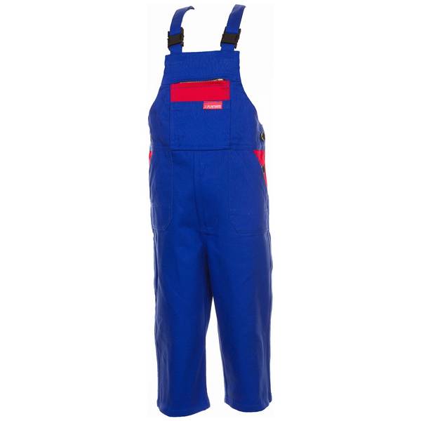 Kinderlatzhose,100%BW,294g/qm,158/164,kornbl./rot