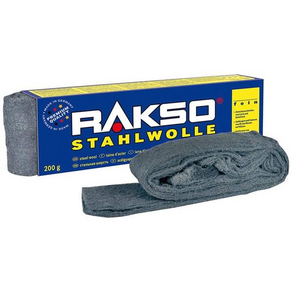 Stahlwolle Gr. 0000 fein, 200 g Rakso