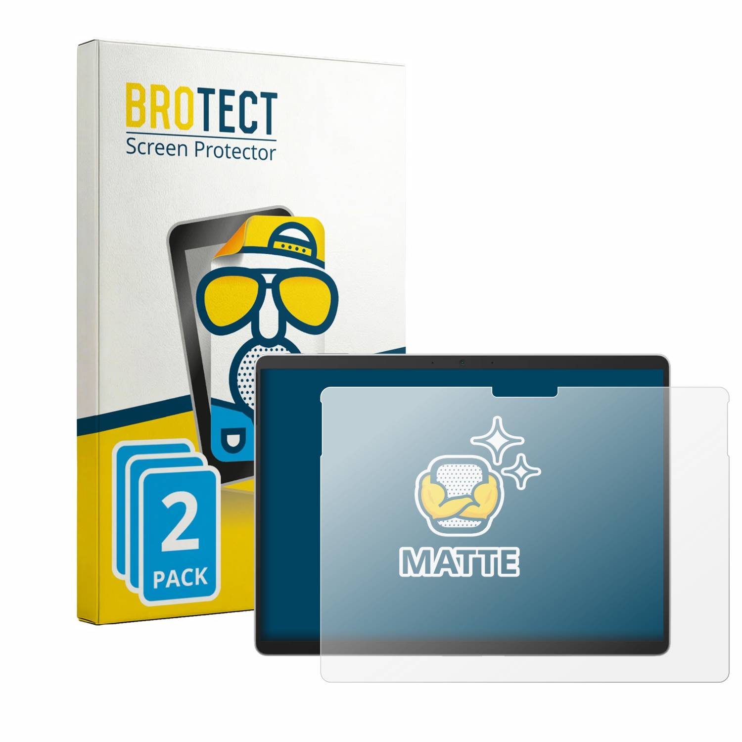 2x BROTECT Schutzfolie für Microsoft Surface Pro 9 Folie Matt Entspiegelt-0