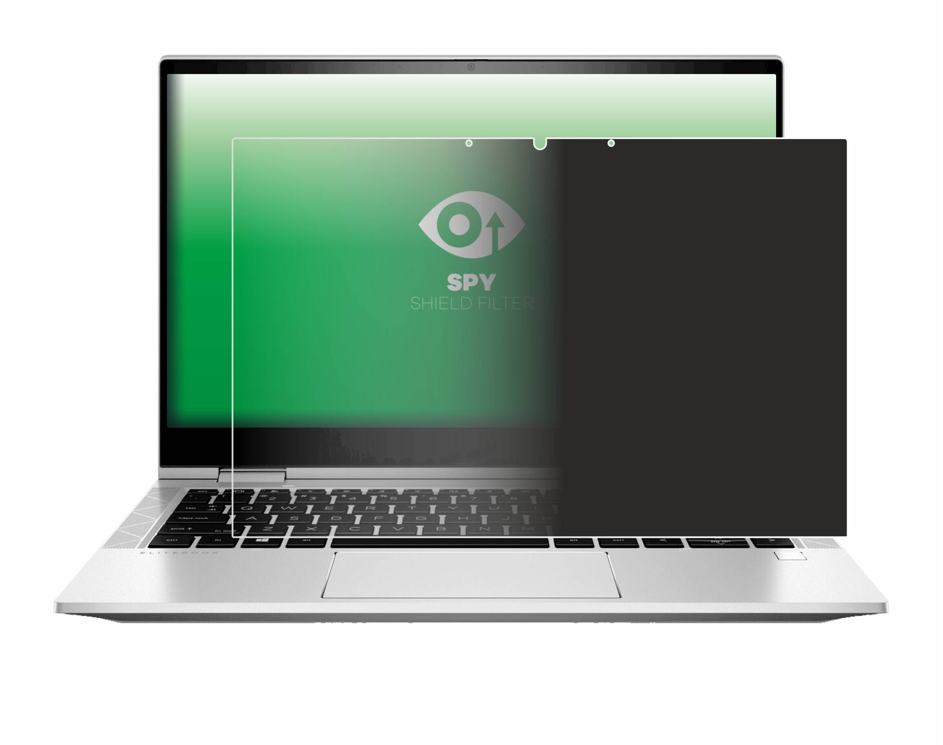 upscreen Blickschutzfilter für HP EliteBook x360 830 G8 Blaulichtfilter Sichtschutz Privacy Anti Spy abnehmbar-1