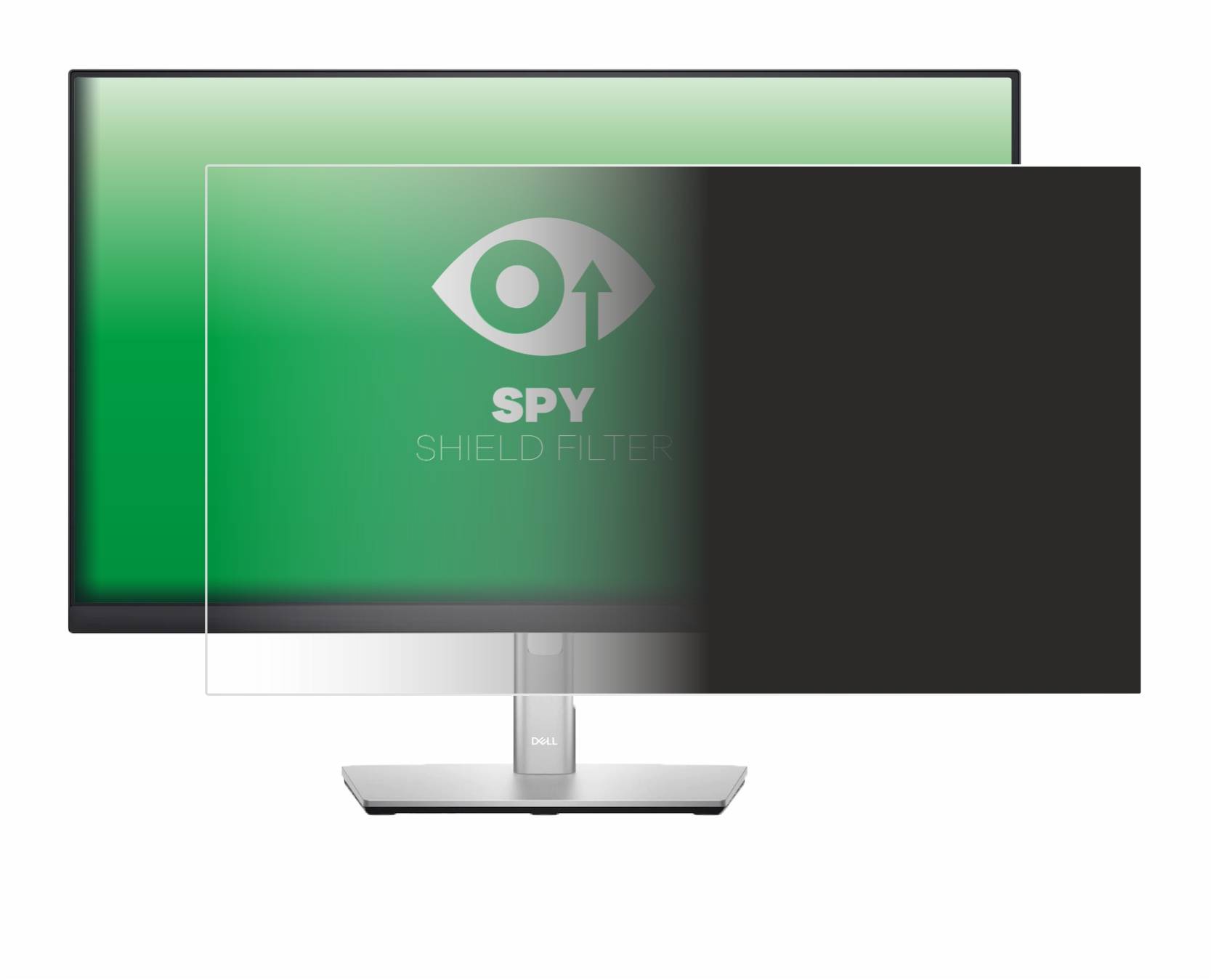 upscreen Blickschutzfilter für Dell P2422H Blaulichtfilter Sichtschutz Privacy Anti Spy abnehmbar-1