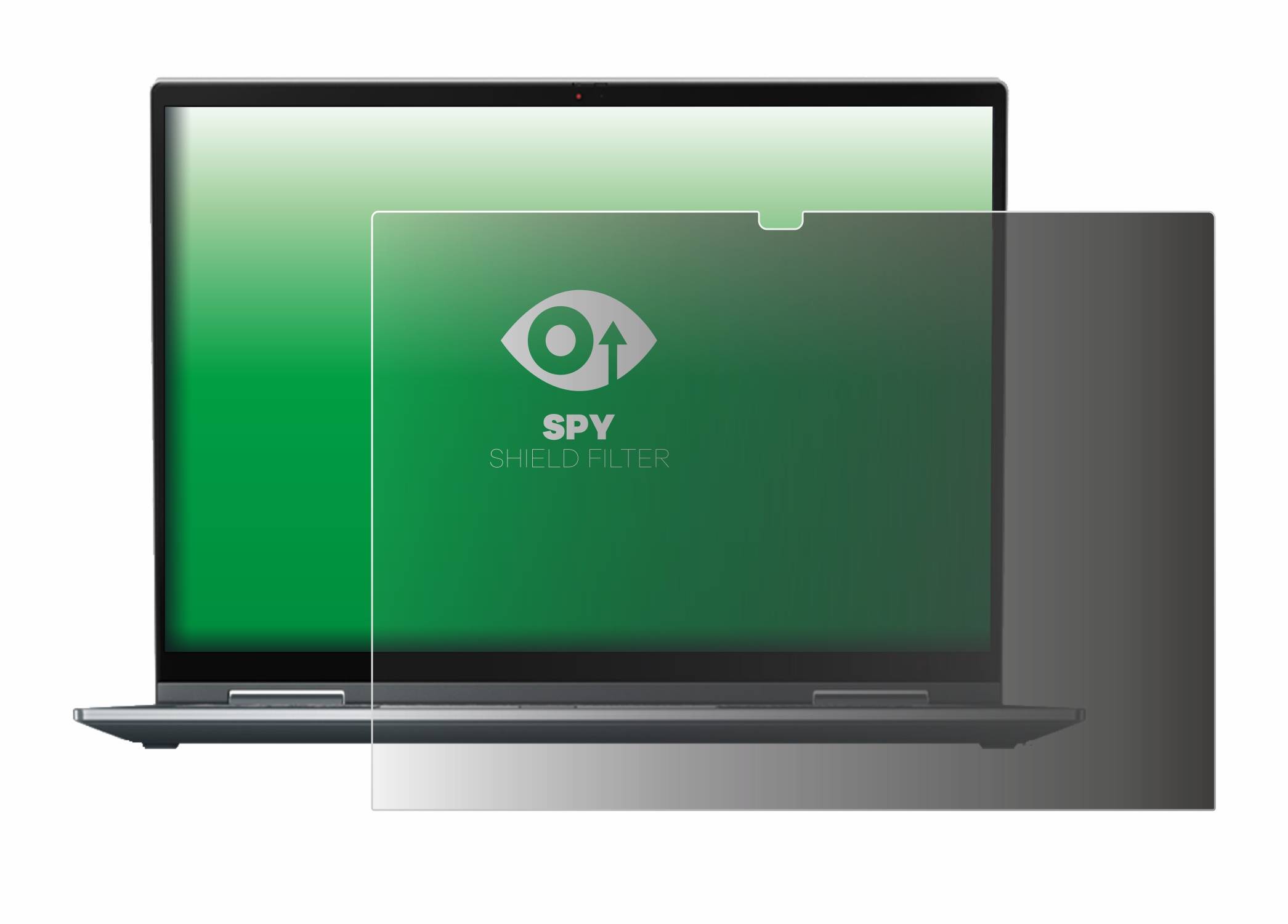 upscreen Blickschutzfilter für Lenovo ThinkPad X1 Yoga (6. Gen.) Blaulichtfilter Sichtschutz Privacy Anti Spy abnehmbar-2