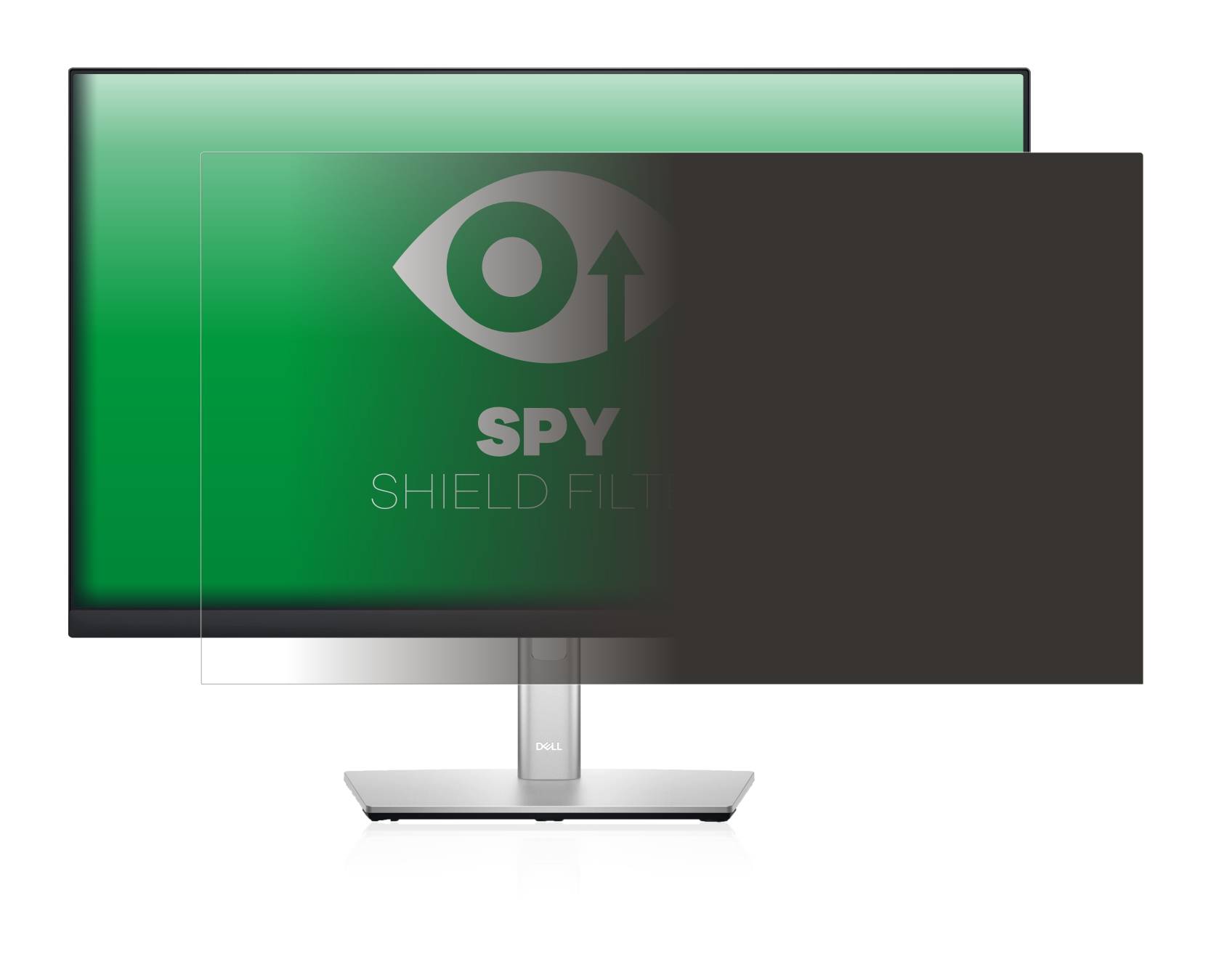 upscreen Blickschutzfilter für Dell P2422HE Blaulichtfilter Sichtschutz Privacy Anti Spy abnehmbar-1