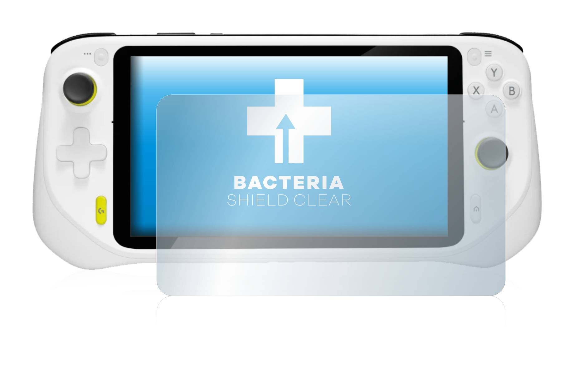 upscreen Schutzfolie für Logitech G Cloud Antibakterielle Folie Klar Anti-Kratzer-1