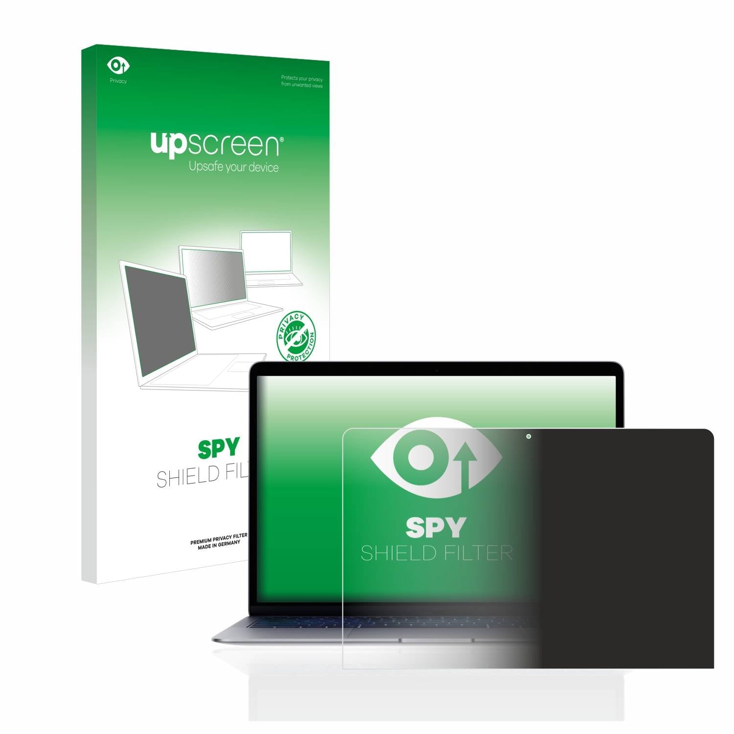 upscreen Blickschutzfilter für Apple MacBook Air 13" 2020 Blaulichtfilter Sichtschutz Privacy Anti Spy abnehmbar-0