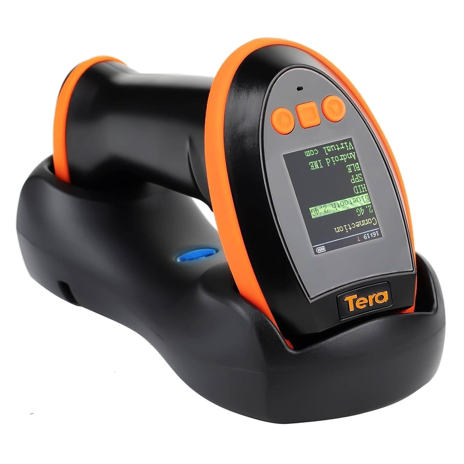 Tera 1D 2D QR Barcode-Scanner Einstellungsbildschirm & Tastenfeld Bluetooth 2.4GHz USB HW0009-0