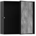 Hansgrohe XtraStoris Rock Wandnische mit befliesbarer Tür 300x300x100mm, Mattschwarz-1