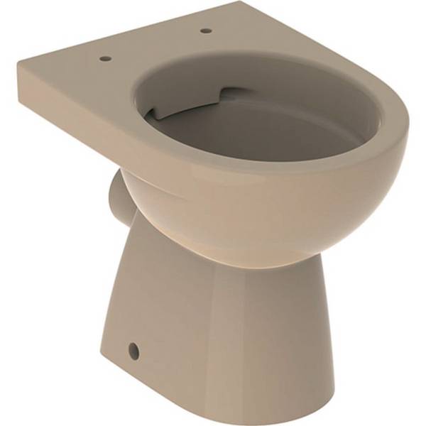 GE Renova Stand-WC Tiefspüler, Abg.horiz teilgeschl. Form, Rimfree, bahamabeige