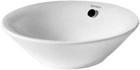 Duravit Aufsatzbecken STARCK 1 m ÜL o HLB o Hahnloch d= 530mm weiß WG-0