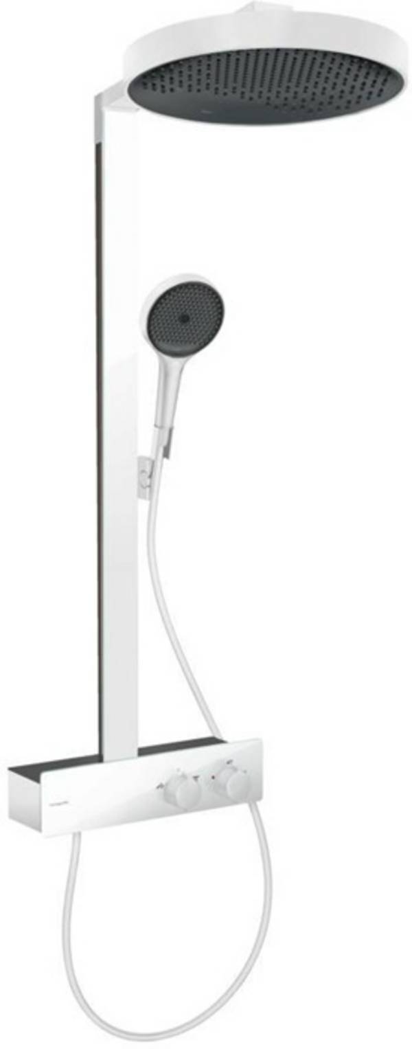 HG Showerpipe Rainfinity 350 mit Kopfbrause 360 mattweiß