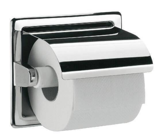 Emco Einbaupapierhalter SYSTEM 2 mit Deckel chrom