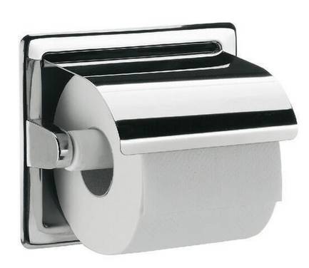 Emco Einbaupapierhalter SYSTEM 2 mit Deckel chrom