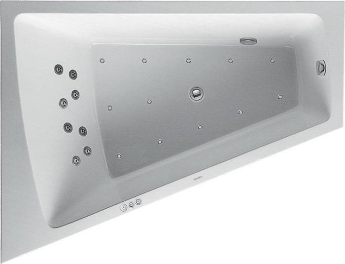 Duravit Whirlwanne PAIOVA 225 l 1700x1300mm we 1 RS li Combi-Syst-1