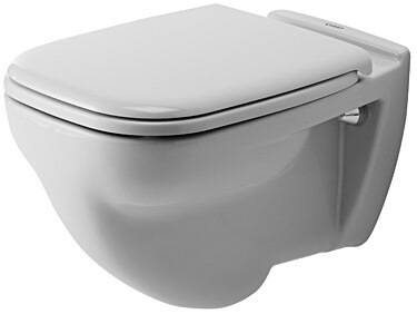 Duravit Wand-WC D-CODE flach, 355x540mm HygieneGlaze weiß