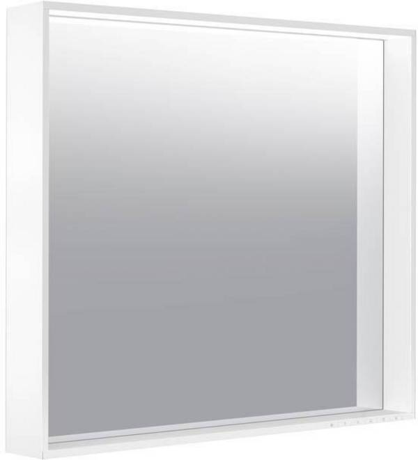 Keuco Lichtspiegel X-LINE Spiegelheizung 800x700x105mm vulkanit