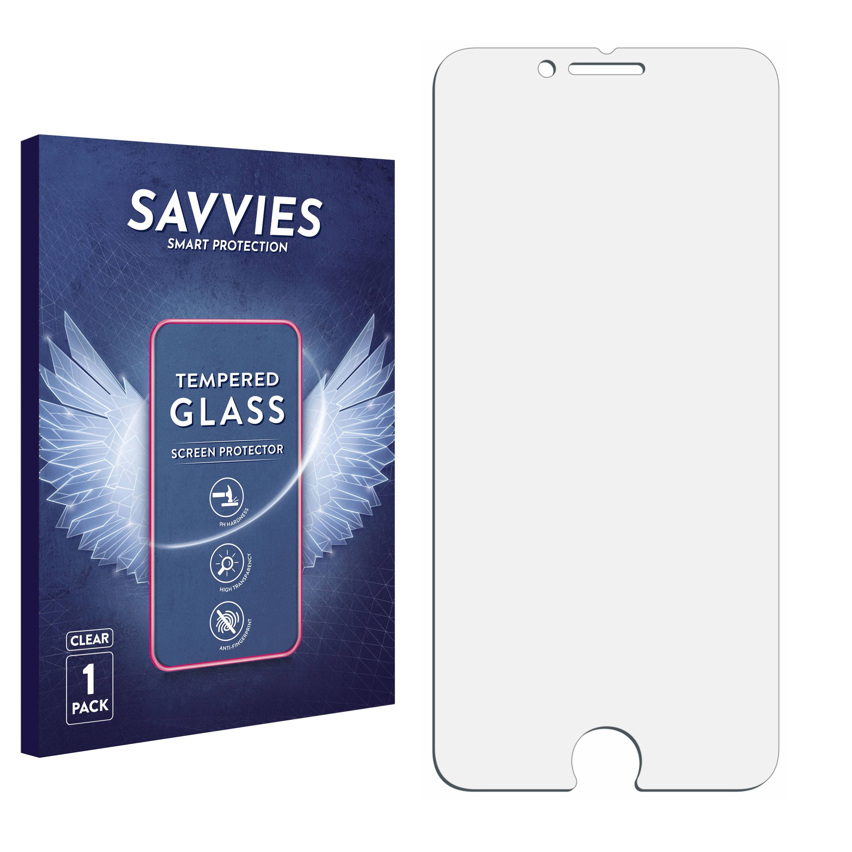 Savvies Panzerglas für Apple iPhone 7 Red Echtglas 9H-Härte Schutzglas Klar-2