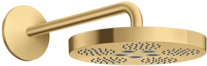 Kopfbrause 280 1jet AXOR ONE mit Brausearm brushed gold optic-0