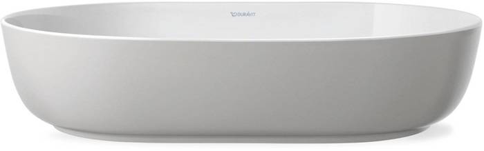 Duravit Aufsatzbecken LUV o ÜL HLB 700x400mm o HL grau seidenmatt