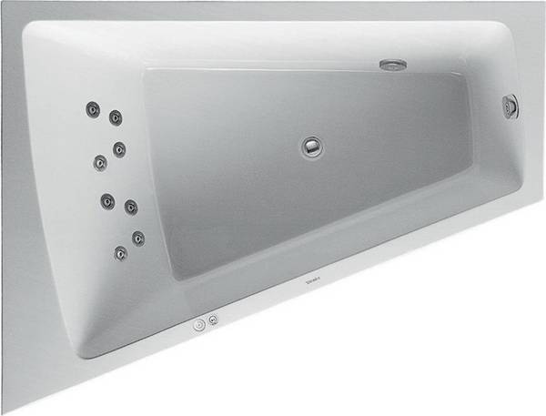 Duravit Whirlwanne PAIOVA 295 l 1800x1400mm we 1 RS li Jet-System