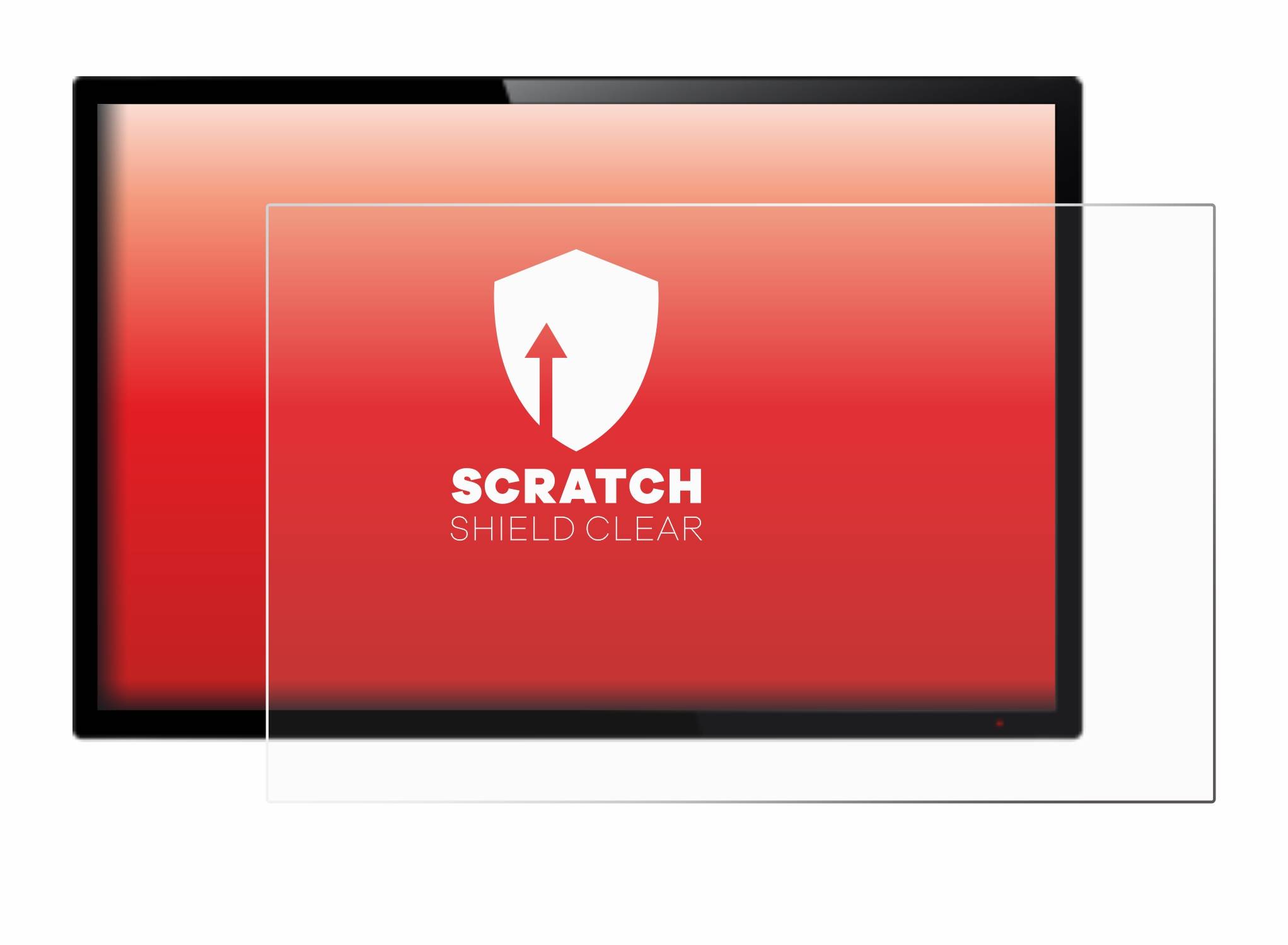 upscreen Scratch Shield Schutzfolie für Touch-Panel PCs mit 23.8 Zoll Displays [528 mm x 297 mm, 16:9]-2