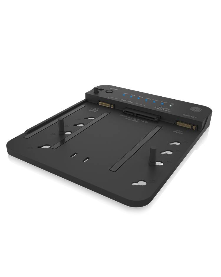 IB-2913MCL-C31, 2-fach Docking- und Klonstation für M.2 NVMe/SATA & 2,5"/3,5" SATA zu M.2 NVMe SSDs-2